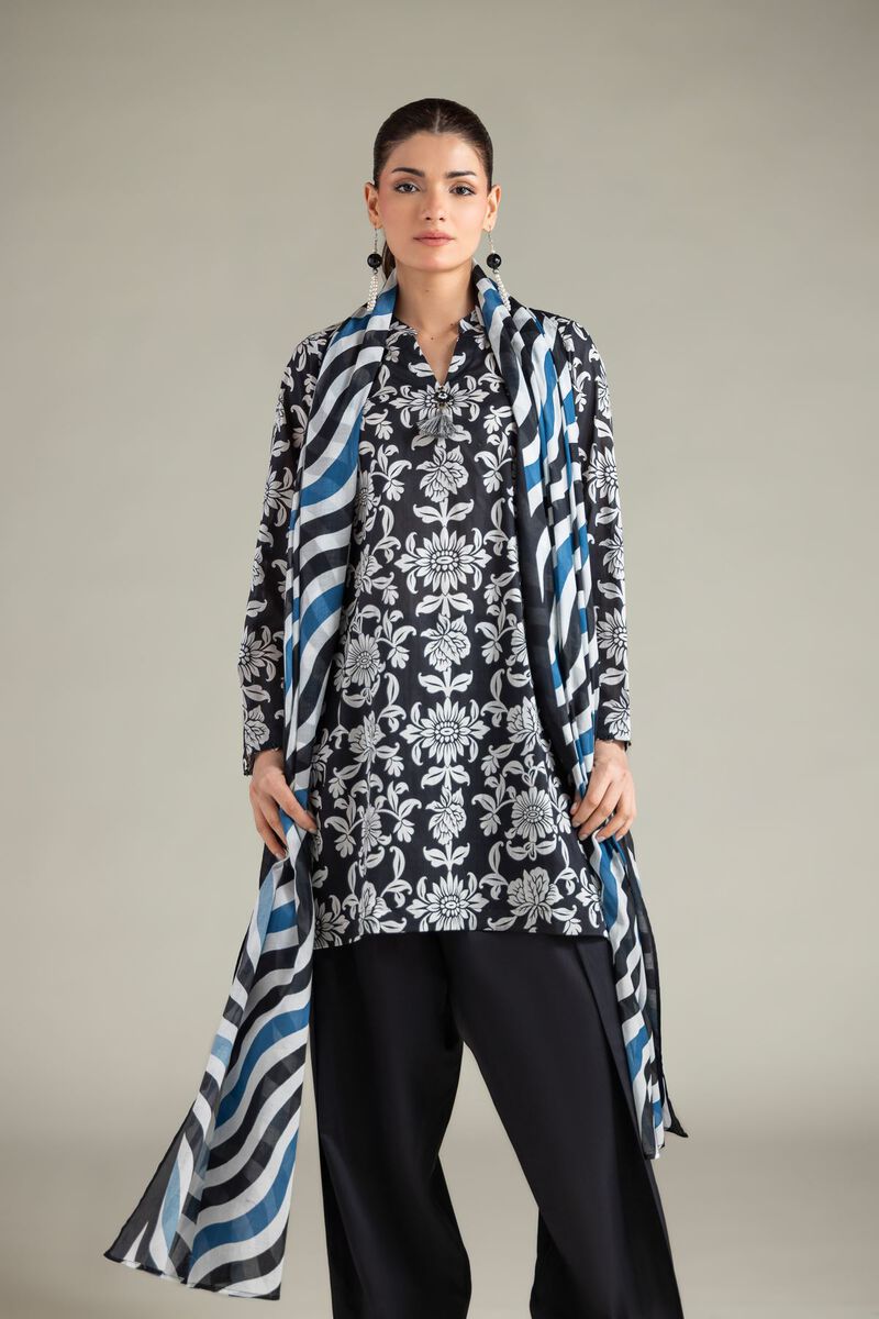 Floral Printed 3 Piece Lawn Suit