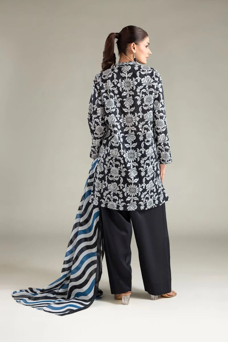Floral Printed 3 Piece Lawn Suit