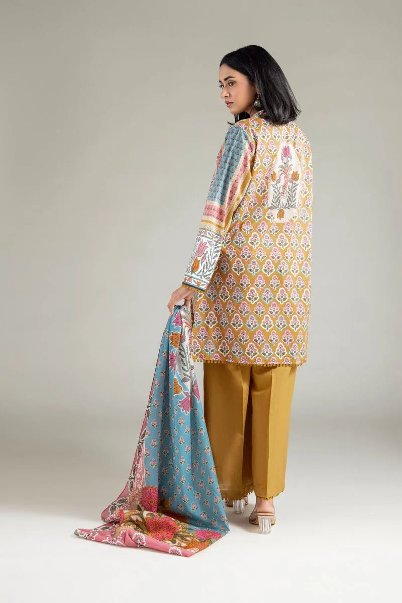 Floral Tailored 3 Piece Lawn Suit