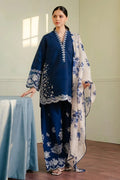 Premium Lawn Embroidered Unstitched 3 Piece Suit | ZERA by Z